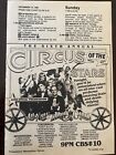 Circus of the Stars, Linda Evans, Brooke Shields, Vintage TV Guide Ad