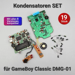 19x Ersatz Kondensatoren für GameBoy Classic DMG Platine - CPU JACK LCD DC CONV - Picture 1 of 4