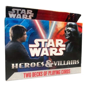 Naipes premium altamente coleccionables de Star Wars Heroes & Villians, paquete - Imagen 1 de 1
