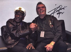 KING SIZE TAYLOR mit CHUCK BERRY / 2007 / handsigniert von KING SIZE TAYLOR - Bild 1 von 1
