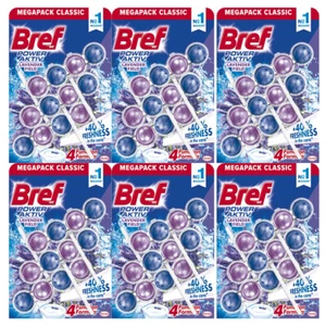 18pc Bref Power Active Bathroom Toilet Bowl Cleaner/Freshener 50g Lavender - Picture 1 of 2