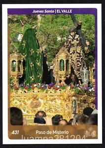EL VALLE #431 JUEVES SANTO ESTAMPA HOLY CARDS SEMANA SANTA 2024 SEVILLA - Imagen 1 de 2