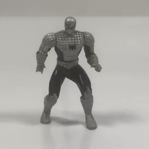 Spider-Man Black & Silver Die-Cast Metal Figure, 2 1/2 Inches Tall, 1997 Toy Biz - Picture 1 of 2