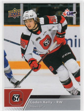 Caden Kelly 22-23 Upper Deck CHL Base Common #201 Ottawa 67s