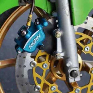 Nissin 2P Samurai Brake Calipers Kawasaki Ninja150 Ninja250 #hh - Picture 1 of 7