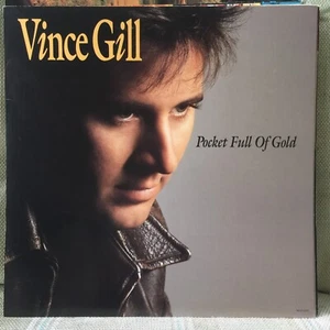 Vince Gill Tasche voller Gold - 2-seitiges PROMO LP Cover Slick / Poster 12"x12" - Bild 1 von 2