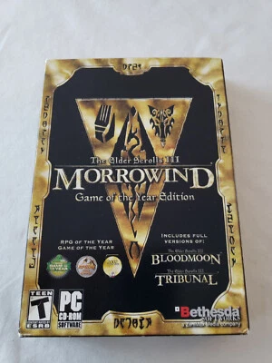 Elder Scrolls III Morrowind Edición Juego del Año PC 2003 Bethesda Foto 1 de 4