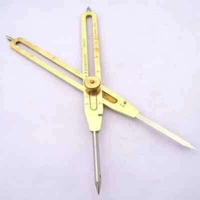 Brass Drafting Tool Scientific 6" Proportional Divider Compass Engineer Gift New - Image 1 of 4