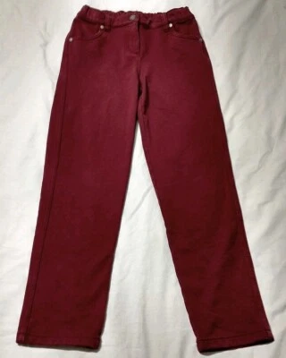 Girls Hanna Andersson Raspberry Colored Slim Pants Size 130 - Image 1 of 4