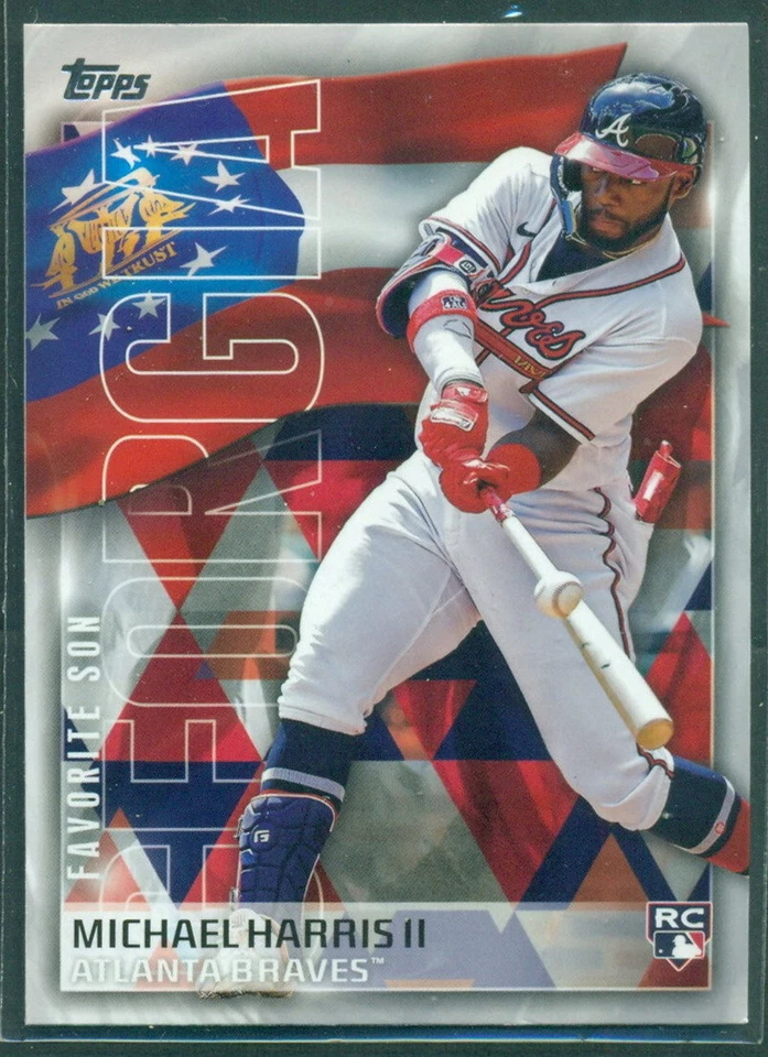 2023 Topps Series 2 Favorite Sons FS-8 MICHAEL HARRIS II RC Braves - Image 1 of 2