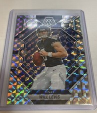 WILL LEVIS 2023 Panini Mosaic Silver Mosaic Prizm Rookie Card #377 - Titans RC