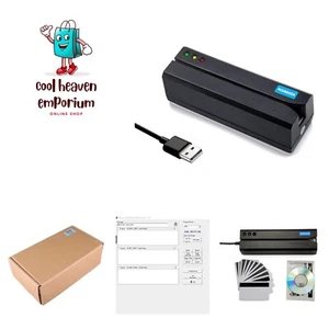 Card Reader Writer USB Swipe Encoder 3 Tracks - Picture 1 of 5