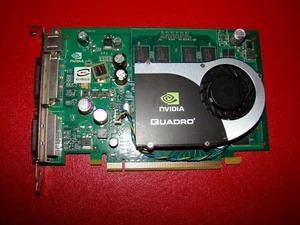 Dell RN034 nVidia Quadro FX1700 FX 1700 512MB PCI-E Express Dual DVI Video Card - Picture 1 of 4