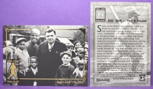 Ken Griffey Jr. Seattle Mariners 1995 Megacards Babe Ruth Collection Card #14