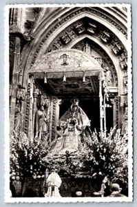 RPPC Spain Religious Statue in Church - Picture 1 of 2