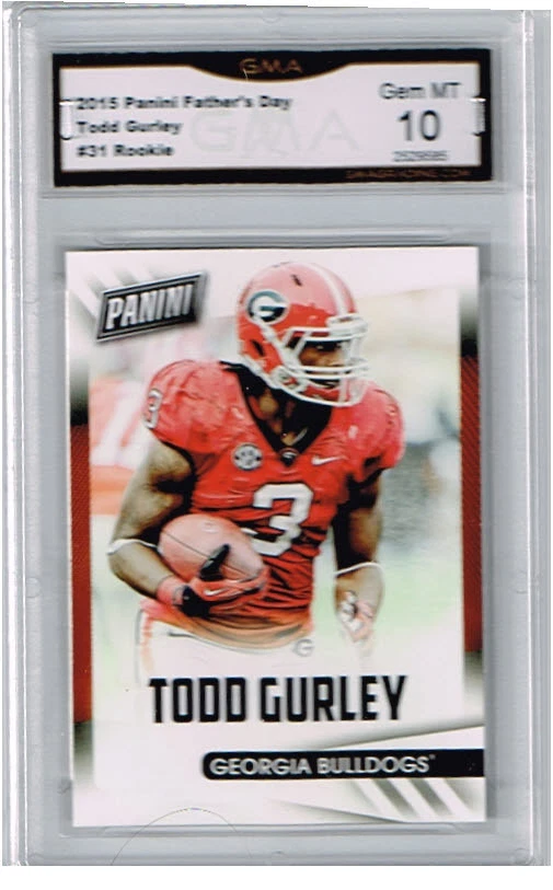 2015 Todd Gurley Panini Fathers Day Rookie Gem Mint 10 #31 - Image 1 of 1