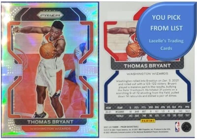 2021-22 Panini PRIZM Basketball Cards - U-Pick From List - Image 1 of 2