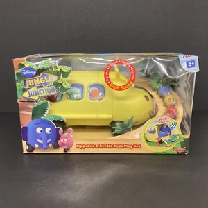 Disney Jungle Junction Hippobus & Beetle Bugs Juego Juguete Sellado *CAJA DAÑADA - Imagen 1 de 20
