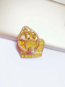 Universal 360° Cell Phone Finger Ring Stand Holder Grip -Crystal Stone Fashion - Picture 1 of 28