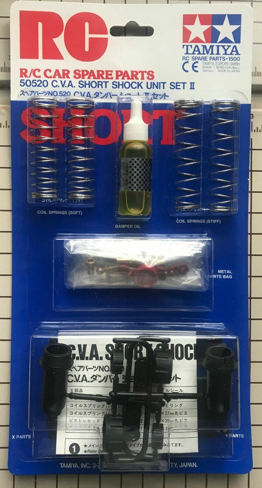 Tamiya 50520 Sp520 Cva Short Shock Unit Set II