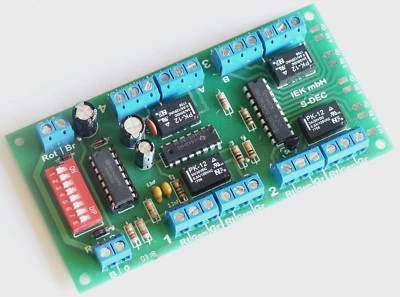 S-DEC MM, Schaltdecoder, 4 x 2 x 1 UM, kompatibel zu Märklin - Digital K84, NEU - Bild 1 von 4