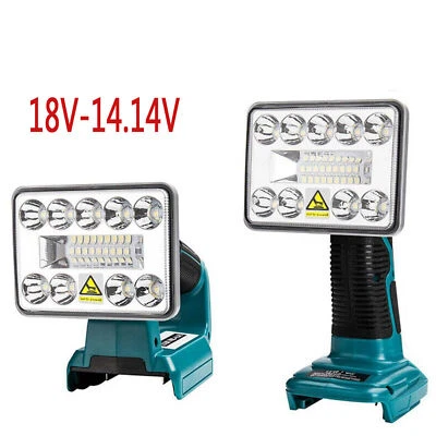 14.4V-18V LED Arbeitsleuchte Taschenlampe Strahler für Makita BL1430 BL1830 DA - Bild 1 von 4