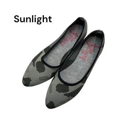 Женские балетки Jellypop камуфляжные Champs пена с эффектом памяти размер 8,5 М с заостренным носком - Изображение 1 из 4