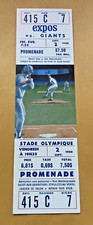 Andres Galarraga 2 HR #50 & #51 Home Run 1988 9/2/88 Expos Giants Full Ticket