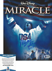 Mike Eruzione Team Usa Miracle 1980 Gold Signed 8X10 Photo C Beckett Coa Bas