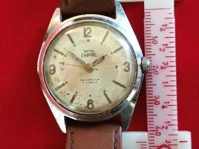 Vintage SMITHS EMPIRE Gents Watch ~ 34mm Larger Size ~ Spares / Repairs Only - Image 1 of 4