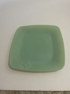 Vintage Fire King Jadeite Charm Plate 6-5/8 Inch Square MCM - Picture 1 of 3