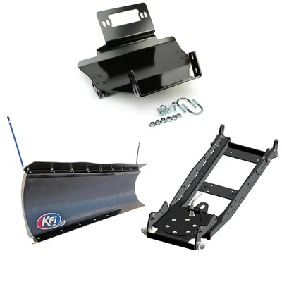 KFI 60" Poly Snow Plow Combo Kawasaki 600 Mule & 610 Mule 2005-2016 - Image 1 of 4