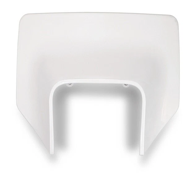 Placa de numeración delantera UFO con recorte de faro blanco HU03387041 Husqvarna Foto 1 de 1