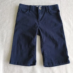 Place Bermuda Shorts Girls Size 8 Slim Navy Blue - Picture 1 of 2