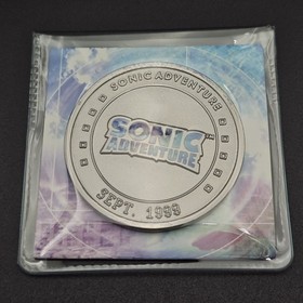 Sonic Adventure Sega Dreamcast Limited Run Games Sept. 1999 Commemorative Coin 