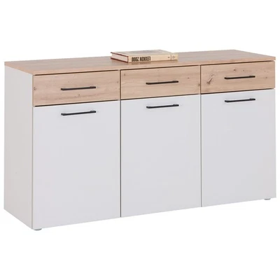 Sideboard - Artisan Eiche - kieselgrau - 150 cm Sideboard Kommode TV Sideboard - Bild 1 von 4