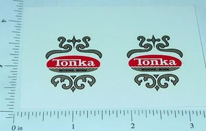 Pair Tonka Turbine Fire Truck Door Sticker Set TK-145 - Picture 1 of 1
