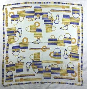 Celine Paris Cotton Scarf Scarves Headband Vintage Collection 21"×21" - Picture 1 of 6