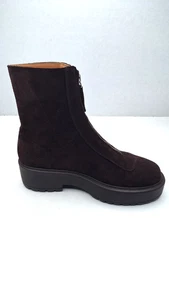 Steve Madden Monrow braune Wildlederstiefelette Reißverschluss Damengröße 8M - Bild 1 von 14