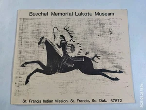 Buechel Memorial Lakota Museum 1973 St Francis Indian Mission Little Sioux Press - Picture 1 of 5