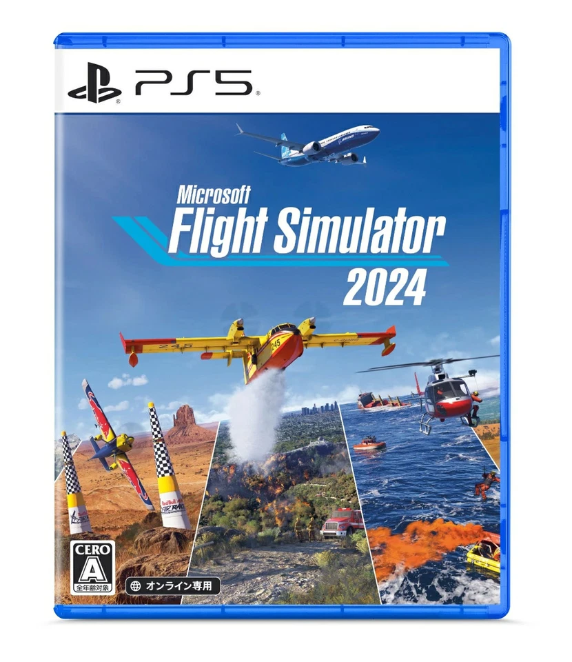 Pre Dec8 Microsoft Flight Simulator 2024 PS5 PlayStation 5 Game Soft - Image 1 of 4
