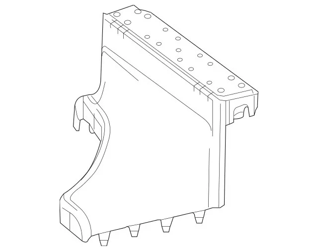Caja deflector de aire original Mercedes-Benz 212-500-21-16 Foto 1 de 1