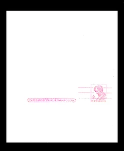 UY18a - MINT UNFOLDED MESSAGE-REPLY CARD - Picture 1 of 2