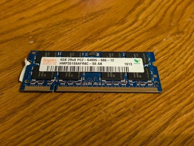 Hynix 4GB PC2-6400S SODIMM Laptop DDR2 Ram HMP351S6AFR8C-S6 - Image 1 of 2
