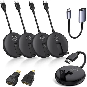 Wireless HDMI Four Receivers and One Transmitter,165FT/50M,Splitter Plug and ... - Picture 1 of 5