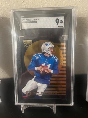 1997 Pinnacle Zenith — Дрю Бледсоу No70 New England Patriots SGC 9 - Изображение 1 из 2