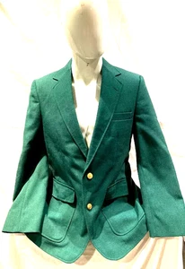 Vintage Grün Imperial by Haggar Blazer Sport Mantel Herren 38 Top Zustand - Bild 1 von 4