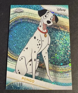 2025 Topps Chrome Disney Pongo Aqua Mini-Diamonds Refractor 171/199 #101 - Picture 1 of 4