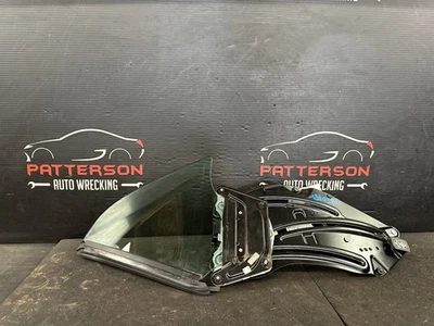 00-03 JAGUAR XKR CONVERTIBLE DRIVER LEFT LH QUARTER WINDOW REGULATOR W/GLASS - Image 1 of 4