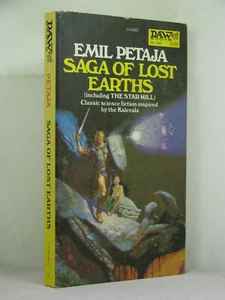 signed by author, Saga of Lost Earths & Star Mill by Emil Petaja, 1st DAW (1979) - Picture 1 of 3